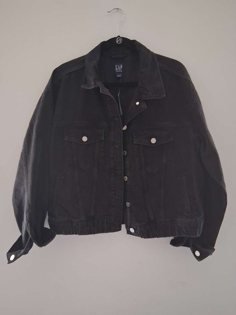 GAP Black Women's Denim Trucker Jacket